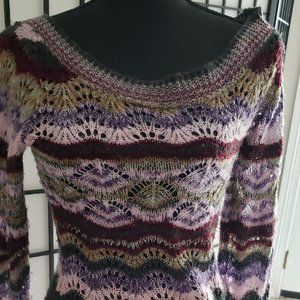 Pointelle sweater, S (1998 Charlotte Russe)